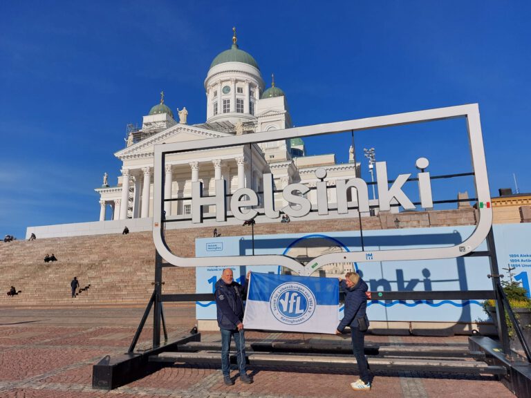 Volker und Hanne in Helsinki